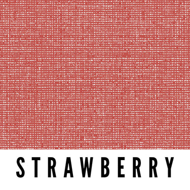 Strawberry - Laminated Cotton - by the 1/2 yard