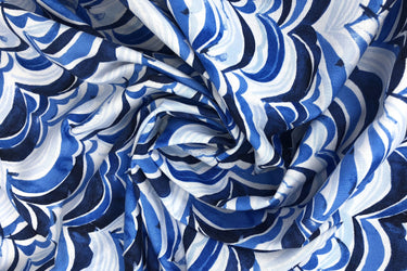 WAVES Fabric - 100% Cotton (Uncoated) - by the 1/2 yard