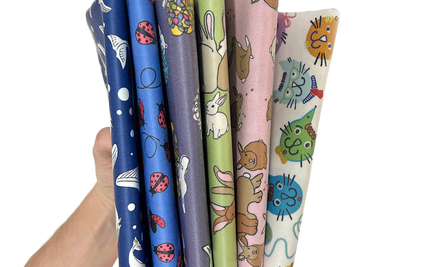 How wide is our laminated cotton?