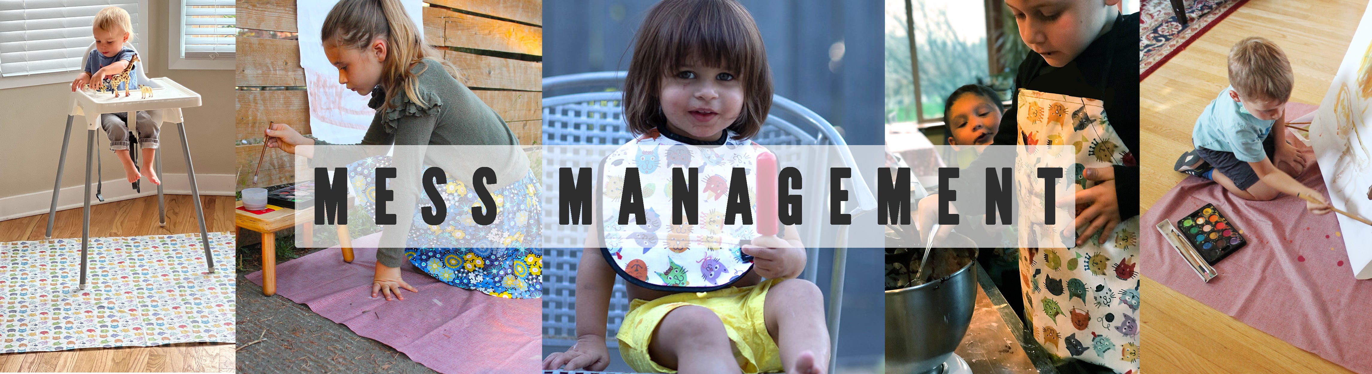 How to manage the mess with kids!