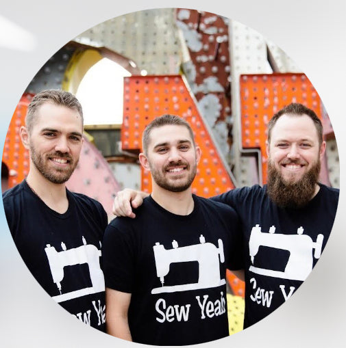 The Sew Yeah Brothers visit Splash Fabric