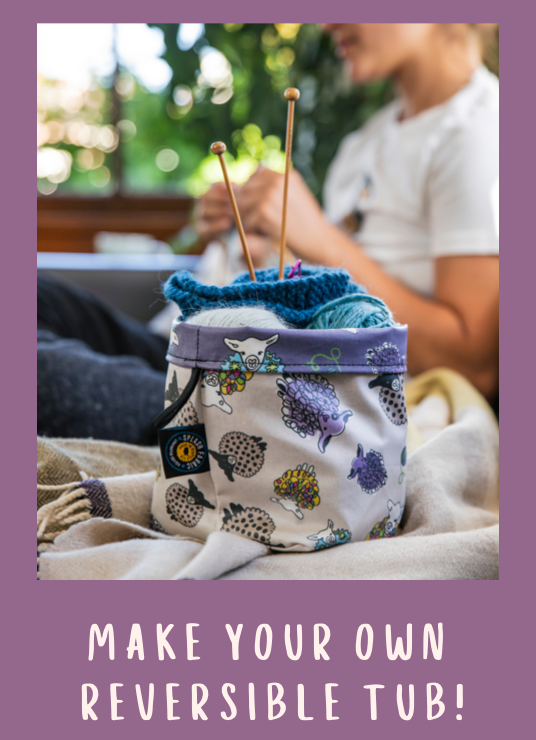 Make your own super cute reversible tub!