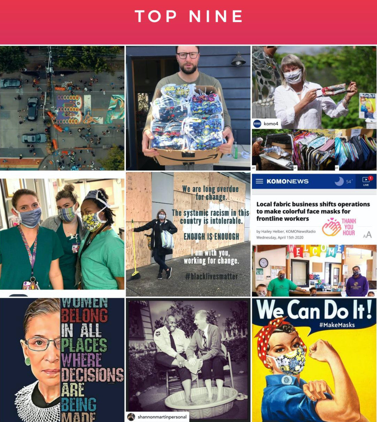 TOPNINE - I love to help others. It really showed up in 2020.