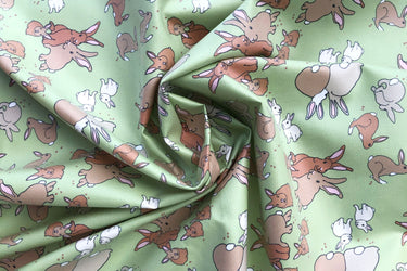 CLOVER Fabric - Laminated Cotton - by the 1/2 yard