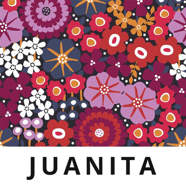 JUANITA Fabric - Laminated Cotton - by the 1/2 yard