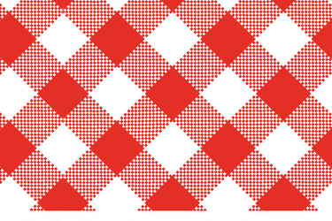 GINGHAM Fabric - Laminated Cotton - PRECUT piece