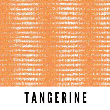 Tangerine -  Laminated Cotton - by the 1/2 yard