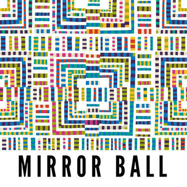 MIRROR BALL Fabric - Laminated Cotton - by the 1/2 yard