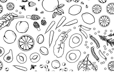 SALT & PEPPER Fabric - UNCOATED 100% Cotton - By the 1/2 Yard